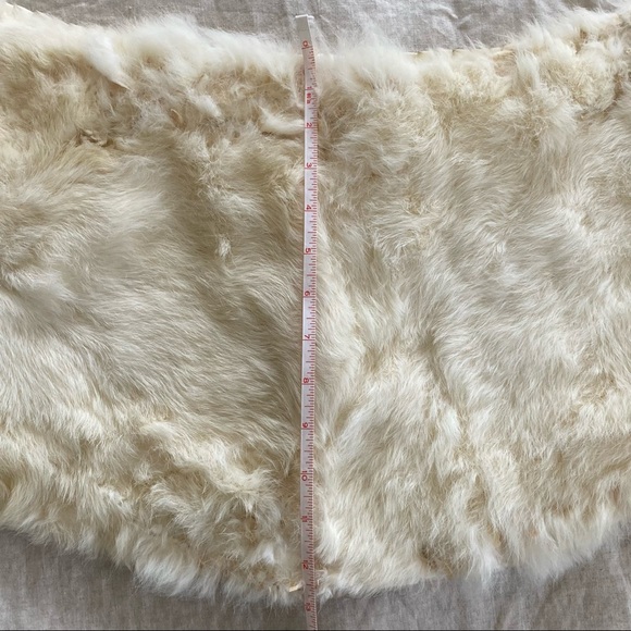 Real rabbit fur wrap / shawl - Picture 5 of 8
